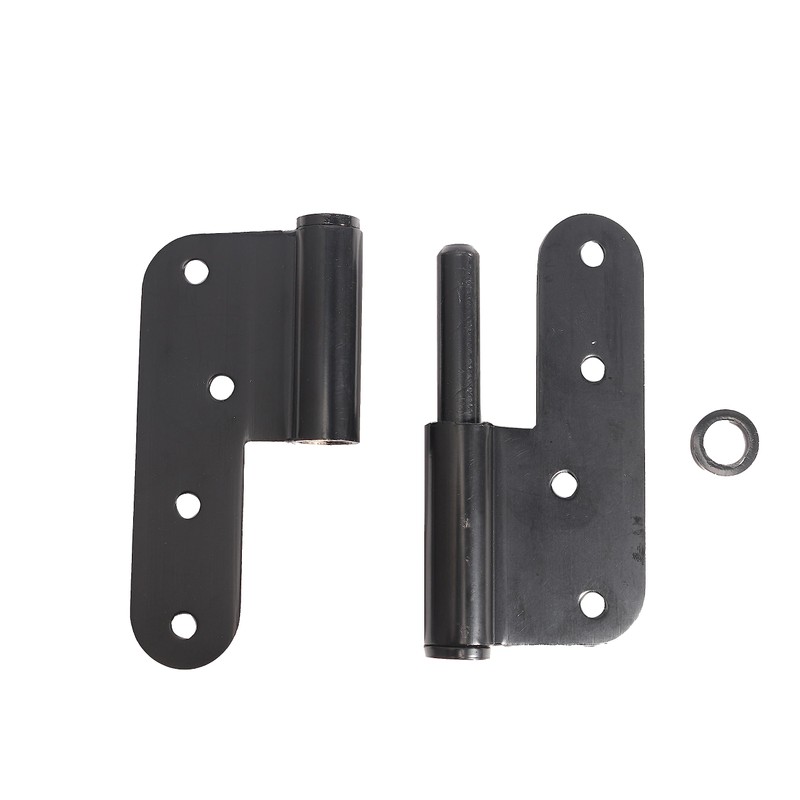6-Pack Black Heavy Duty Lift Off Hinge, 4" X 3.5