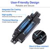 2 Pcs 7 inch Hidden Door Hinges-Invisible Hinges for Doors,
