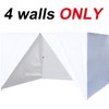 Eurmax USA Full Zippered Walls for 8x12 Easy Pop Up