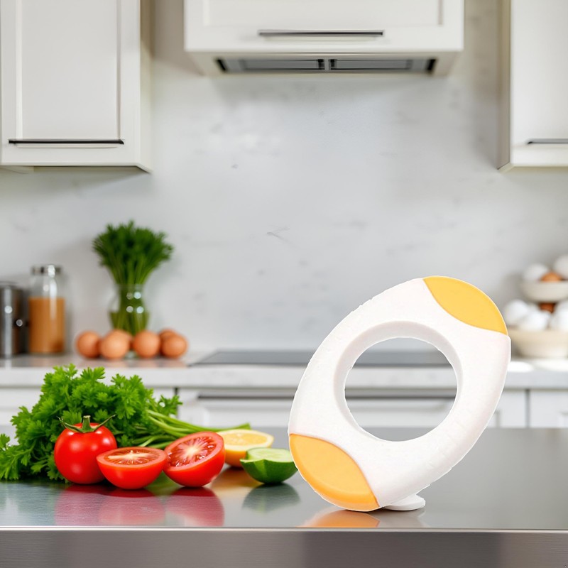 Yellow Egg Shell Opener Egg Topper Cutter Egg Cracker Separator