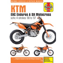 KTM EXC Enduro & SX Motocross (00 - 07) Haynes Repair Manual (Paperback)
