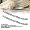 100PCS Binding Spiral 14.3mm Diameter 48 Teeth 4:1 115 Pieces