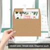 50 Packs of 4X6 Envelopes for Invitation, A6 Kraft Envelopes