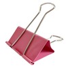 18PCS Jumbo Binder Clips 3 Inch, Pink, Binder Clips Extra