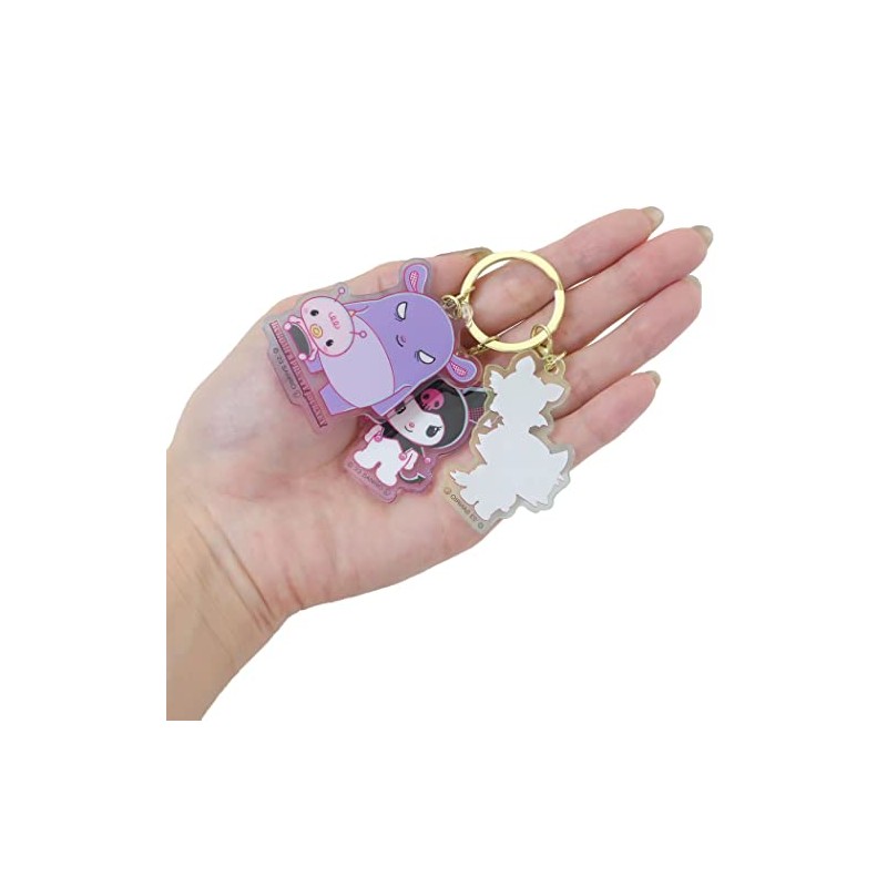 Tees Factory KUROMI'S PRETTY JOURNEY 3 Charm Keychain, Chromi, Nakatachi,