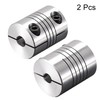 sourcing map Motor Shaft Replacement 6 mm to 6 mm