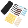 Clay Sculpting Tools Kit 33pcs Ball Stick Silicone Pen Portable