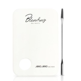 Jello Jello transparent acrylic nail palette spatula set / 젤로젤로 투명아크릴 네일팔레트 스파츌러 세트