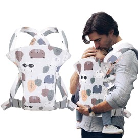 Liuer Baby Carrier for Newborns from Birth, Baby Carrier Abdominal Carrier, Portable, Breathable Back Carrier, Convertible, Front and Back, Baby Carry Bag Baby Sling for Infants Toddlers from 3-15 kg