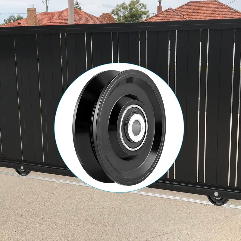 Skelang 4 In V-Groove Wheel Caster, Slide Gate Wheel with