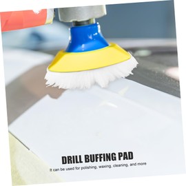 PACKOVE Drill Buffing Pad Polishing Applicator for Car Detailing Easy Attach to Electric Drill for Waxing Cleaning and Polishing