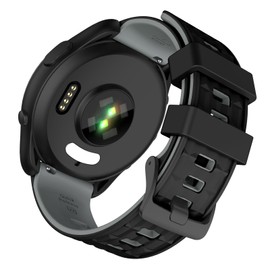 ISABAKE Band for Garmin Forerunner 265/Forerunner 255/Vivoactive 4/Venu 2/Venu 3, 22mm Quick Release Silicone Replacement Watch Band Compatible with Coros Pace 3