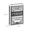 Relaxdays 10023628 Plastic Poker Cards, Waterproof Card Game, Tear &