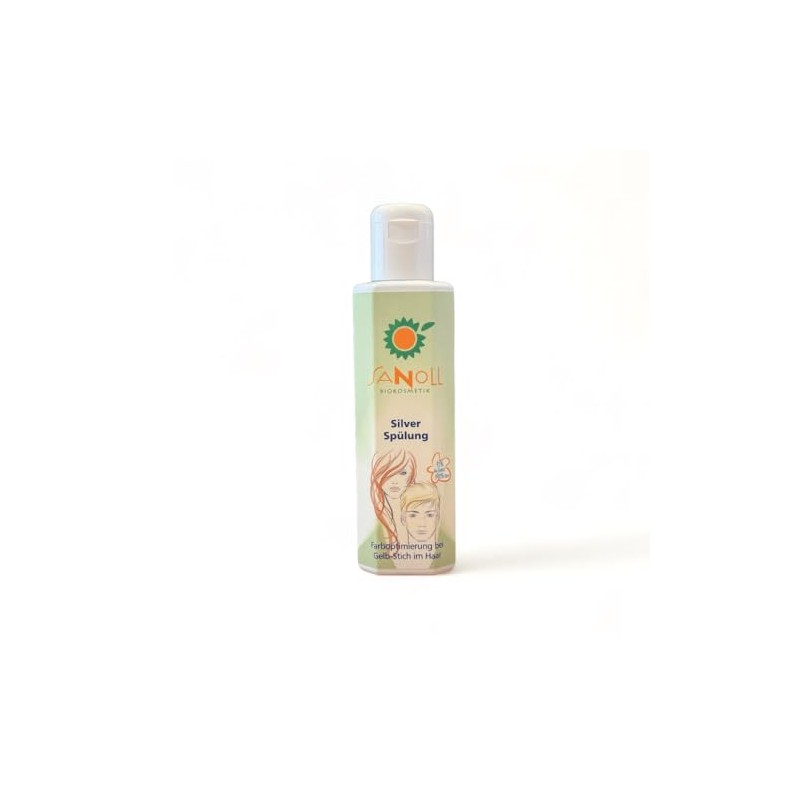 Sanoll Organic Cosmetics Silver Conditioner Nourishing Active Ingredients Natural Ingredients