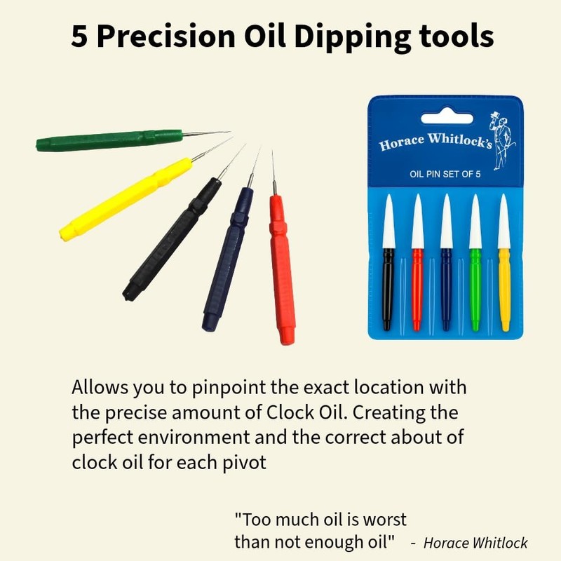 Horace Whitlock's Clock Oil Kit: This kit Comes Complete to
