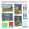 Cuadro 4 Set Pinturas De Diamantes 5d Para Decoración