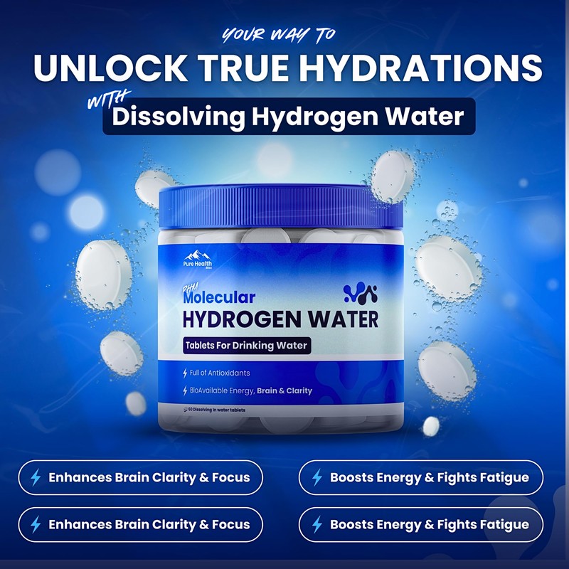 PHM Hydrogen Water Tablets for Drinking Water - H2 Molecular