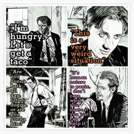 Reservoir Dogs Art And Quotes Bumper Sticker Vinyl Decal 5"