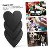 Garneck Pack of 20 Slate Hearts for Labelling, Small Heart-Shaped