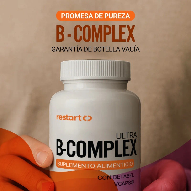 Restart B-complex Completo Vitamina B12, B1, B2, B3, B5, B6,