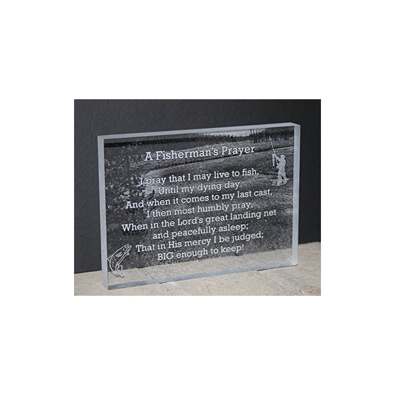 Fisherman's Prayer 5"x7" Acrylic Plaque