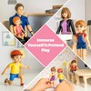Dollhouse People, Bendable Dollhouse Family Set – 9 Poseable Figures