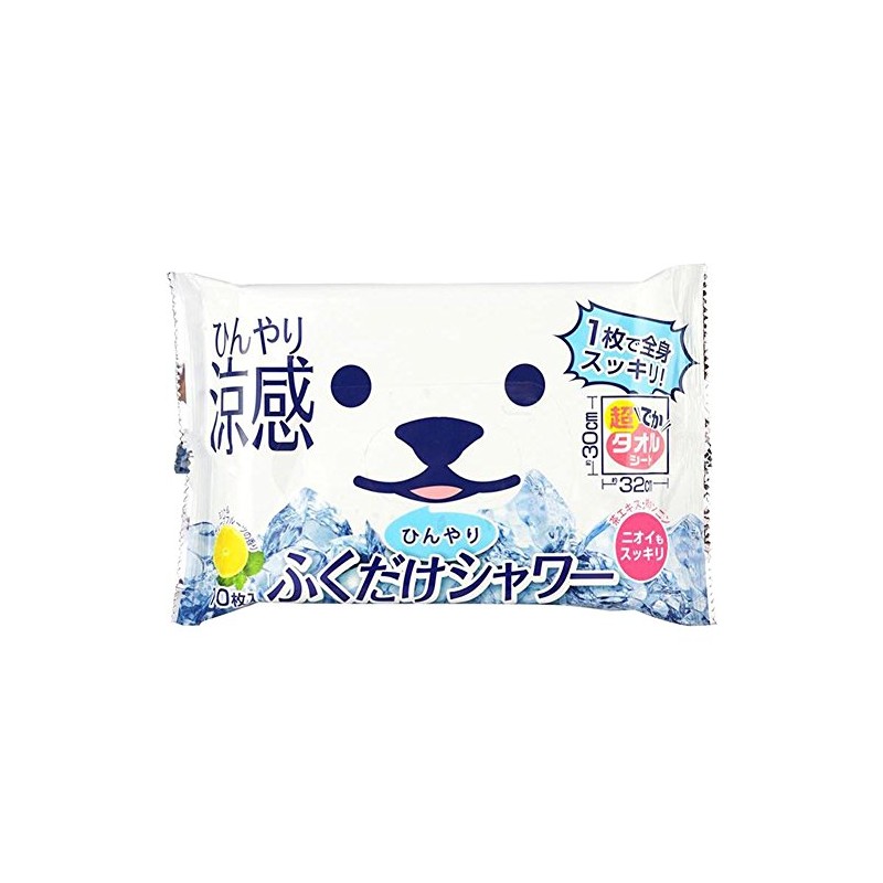Tokiwa Shokai [Bulk Purchase] Cool Wiping Shower Ultra Large Towel