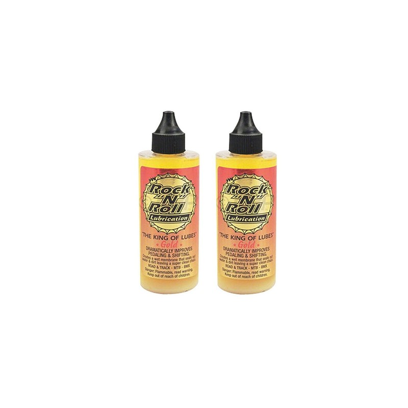 Rock N Roll Gold Chain Lubricant, 4-Ounce (2-Pack)