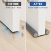 3 Pack EVA Foam Door Draft Stopper Bottom Seal Strip