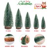 MTKZKAF Artificial Mini Bottle Brush Christmas Trees for Christmas Decoration