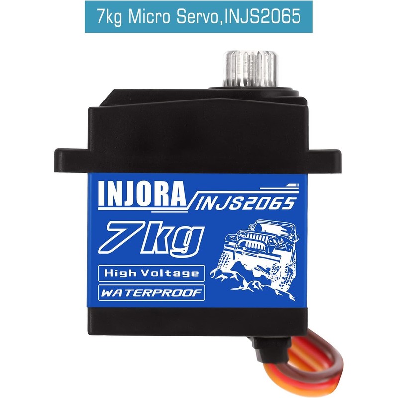 INJORA 7KG Servo INJS2065 with Mount and Servo Horn for