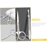 FOMIYES 2 Sets Professional Eyebrow Trimmer Scissors Stainless Steel Brow