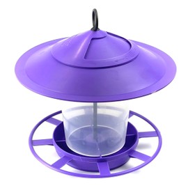etree Easy Clean Hanging Lantern Bird Feeder (2023 Design) - Prevent Disease & Protect Wildlife Purple Pack of 1