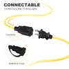 Yaoledly 100FT Construction String Lights, 100W 11 Bulbs Work Lights