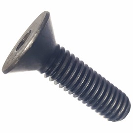 4-40 x 5/16" Flat Head Socket Cap Screws, Allen Socket Drive, Alloy Steel, Full Thread, Black Oxide, Machine Thread, Quantity 100