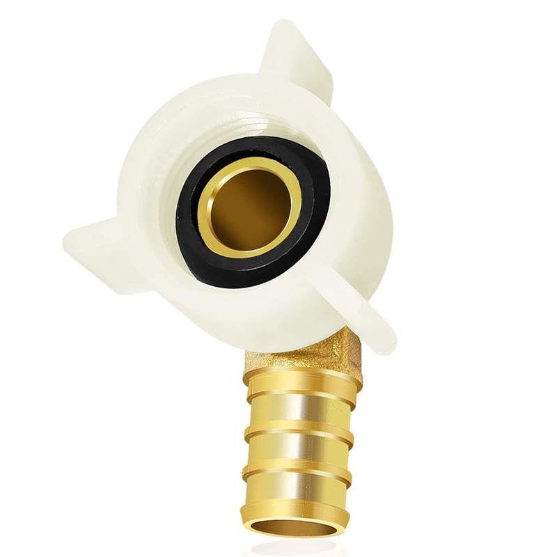 Boltigen 1/2" PEX Swivel Elbow Faucet Connector (5-Pack) with 1/2"