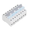 400VAC Dual Power Manual Transfer Switch DIN Rail Mount Single