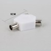 Mr. Gadget's Solutions 2-Way TV Aerial Coaxial Splitter - Seamless
