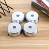 Uonlytech 4pcs Led Lighted Base for Glass Art Multicolor Round