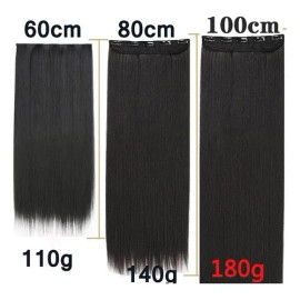 100 Cm180 G- Peluca Recta 4 # (5)