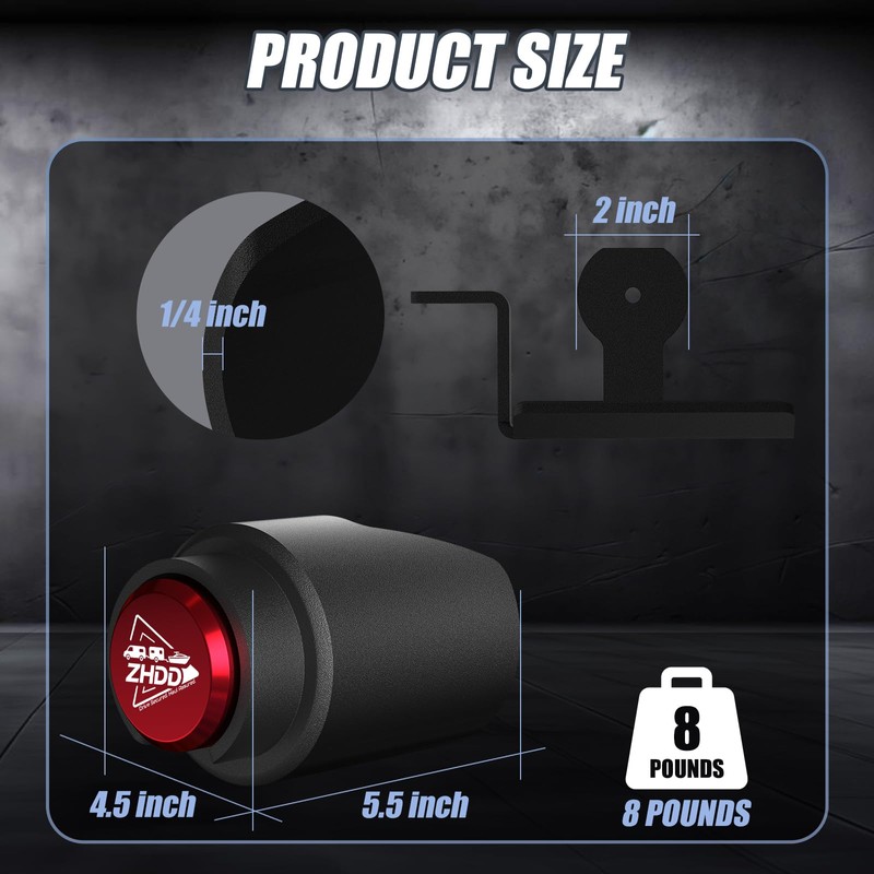 ZHDD 2 Inch Trailer Hitch Lock - 2178 Heavy Duty