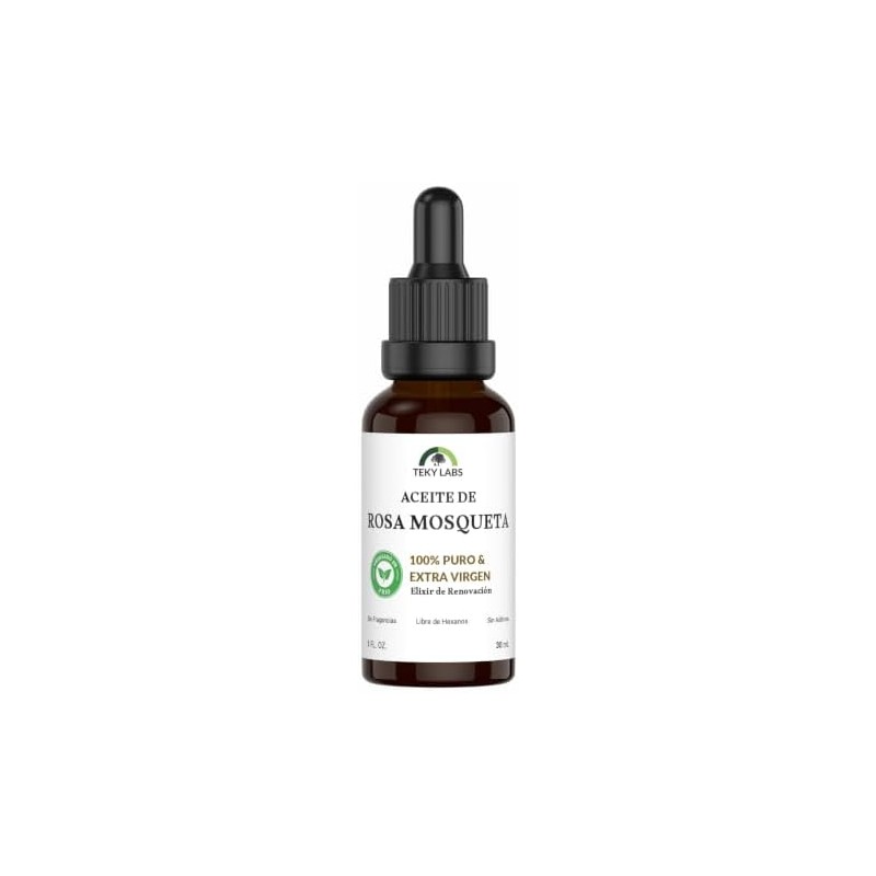 Aceite de Rosa Mosqueta Facial Teky Labs 100% Puro 30