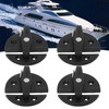 4 Sets Boat Cabinet Twist Latch Reinforced Nylon 59mm Round
