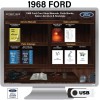 1968 Ford Factory OEM Shop Manuals USB