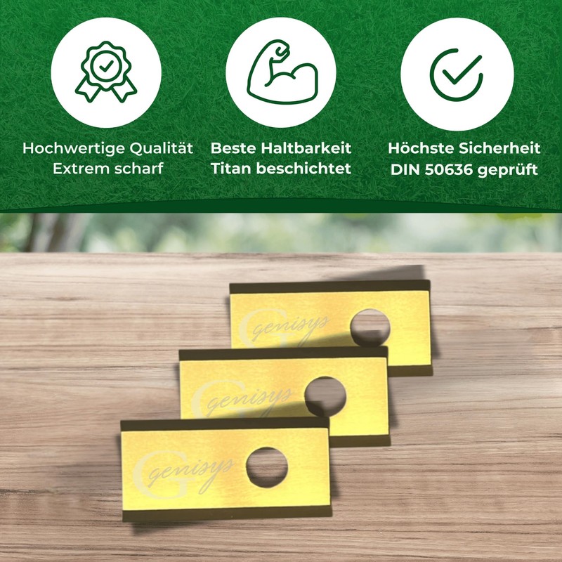 G greengrass tools Replacement Blades Compatible with Worx Landroid, Ecovacs