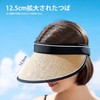 ZVCXOE Sun Visor, Women's Sun Hat, Straw UV Protection, UPF+50,