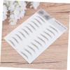 Gatuida 2pcs 3D Imitation Eyebrow Stickers for Natural Look Black