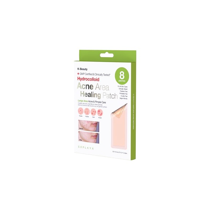 Saplaya K-Beauty Hydrocolloid Ance Area Care Hydrocolloid Patches For Acne