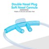 Nasal Oxygen Cannula, Standard Tubing Connector Silicone, 5 PCS (X-Large