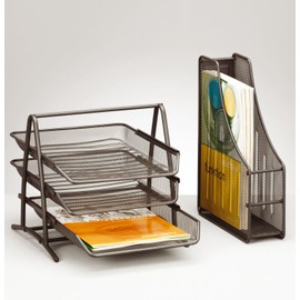 Zeller 17730 Magazinbox, Mesh 27.5 x 9 x 35 cm, anthrazit